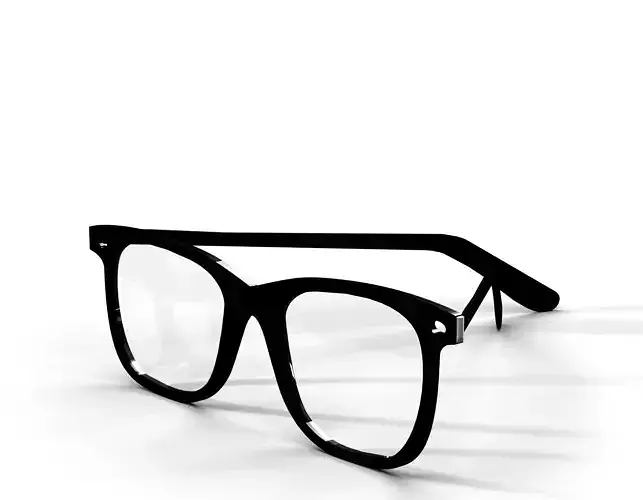 Eyeglass pair of glasses Low-poly 3D model Eyeglass pair of glasses Low-poly 3D model