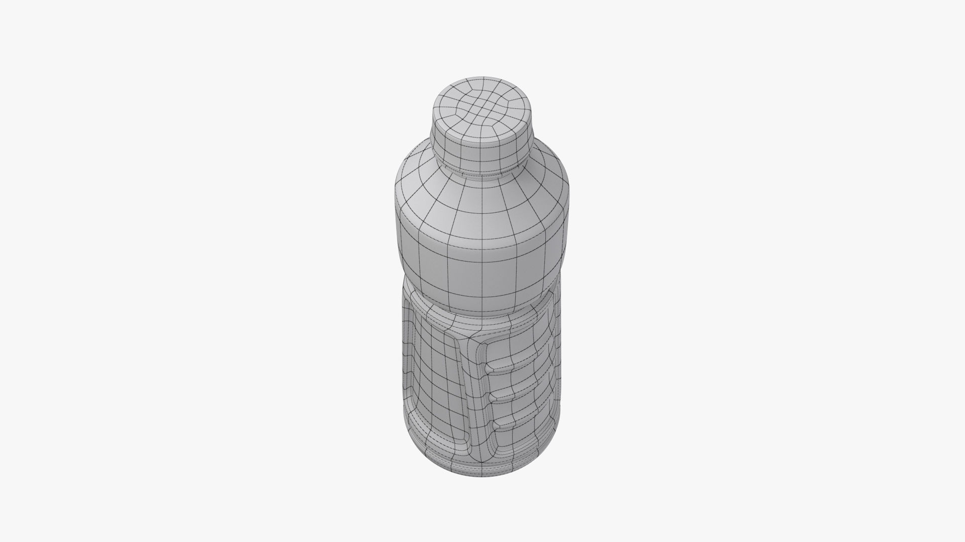 Powerade Bottle Low-poly 3D model_13