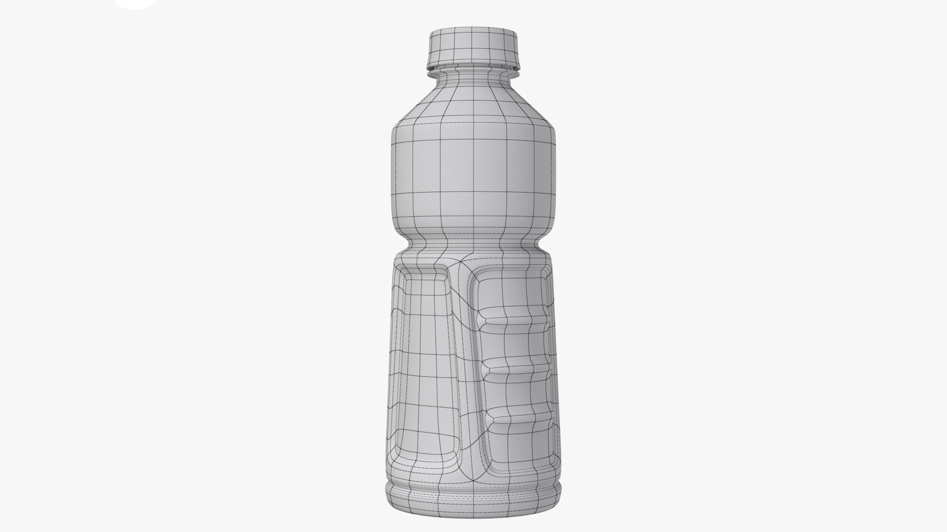 Powerade Bottle Low-poly 3D model_11