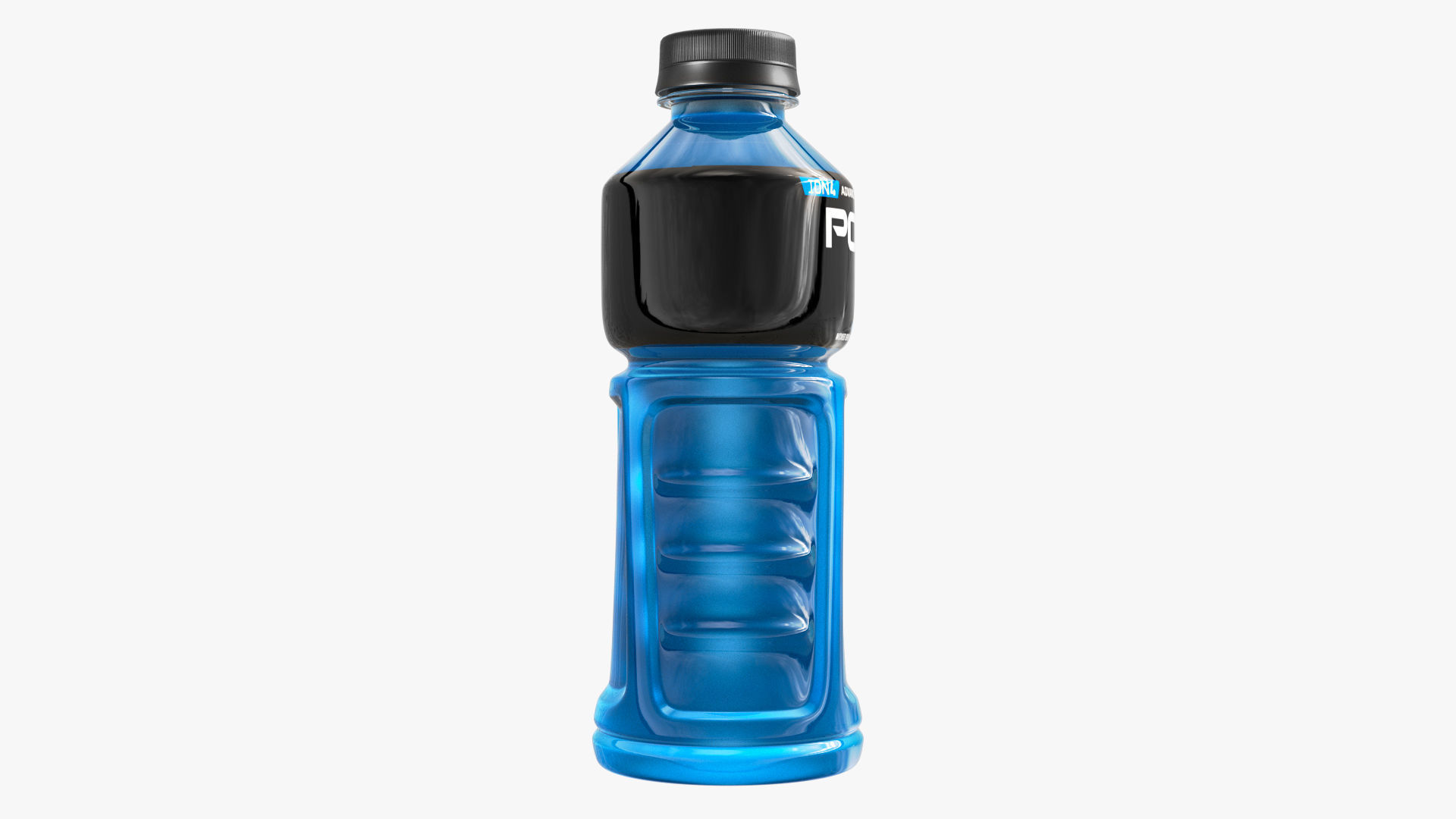 Powerade Bottle Low-poly 3D model_1