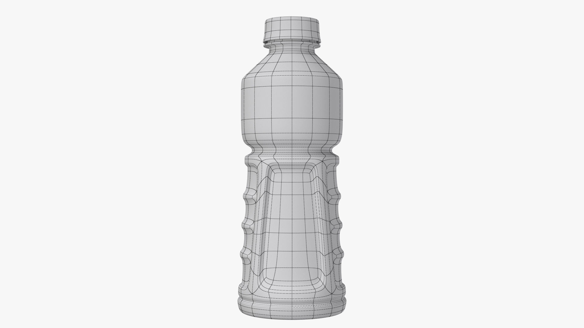 Powerade Bottle Low-poly 3D model_9
