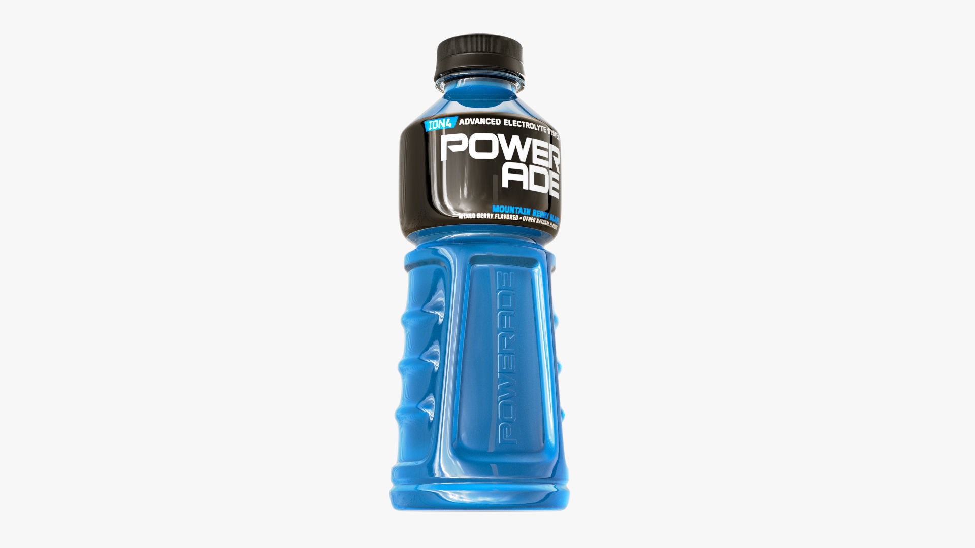 Powerade Bottle Low-poly 3D model_4