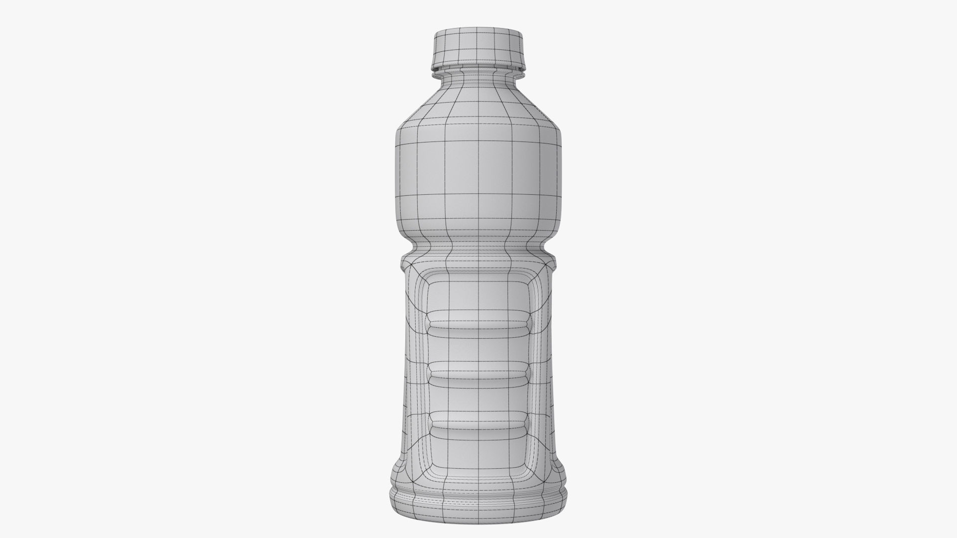 Powerade Bottle Low-poly 3D model_10