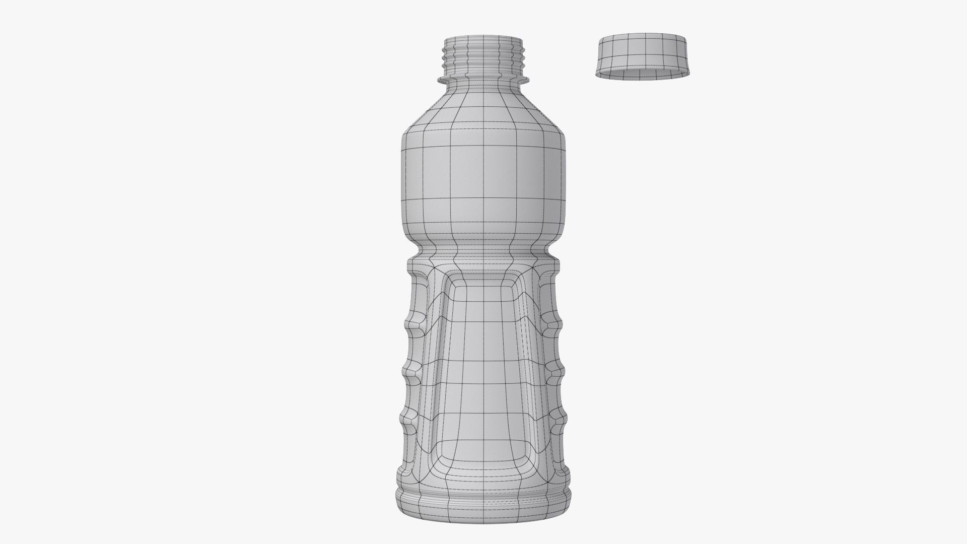 Powerade Bottle Low-poly 3D model_14