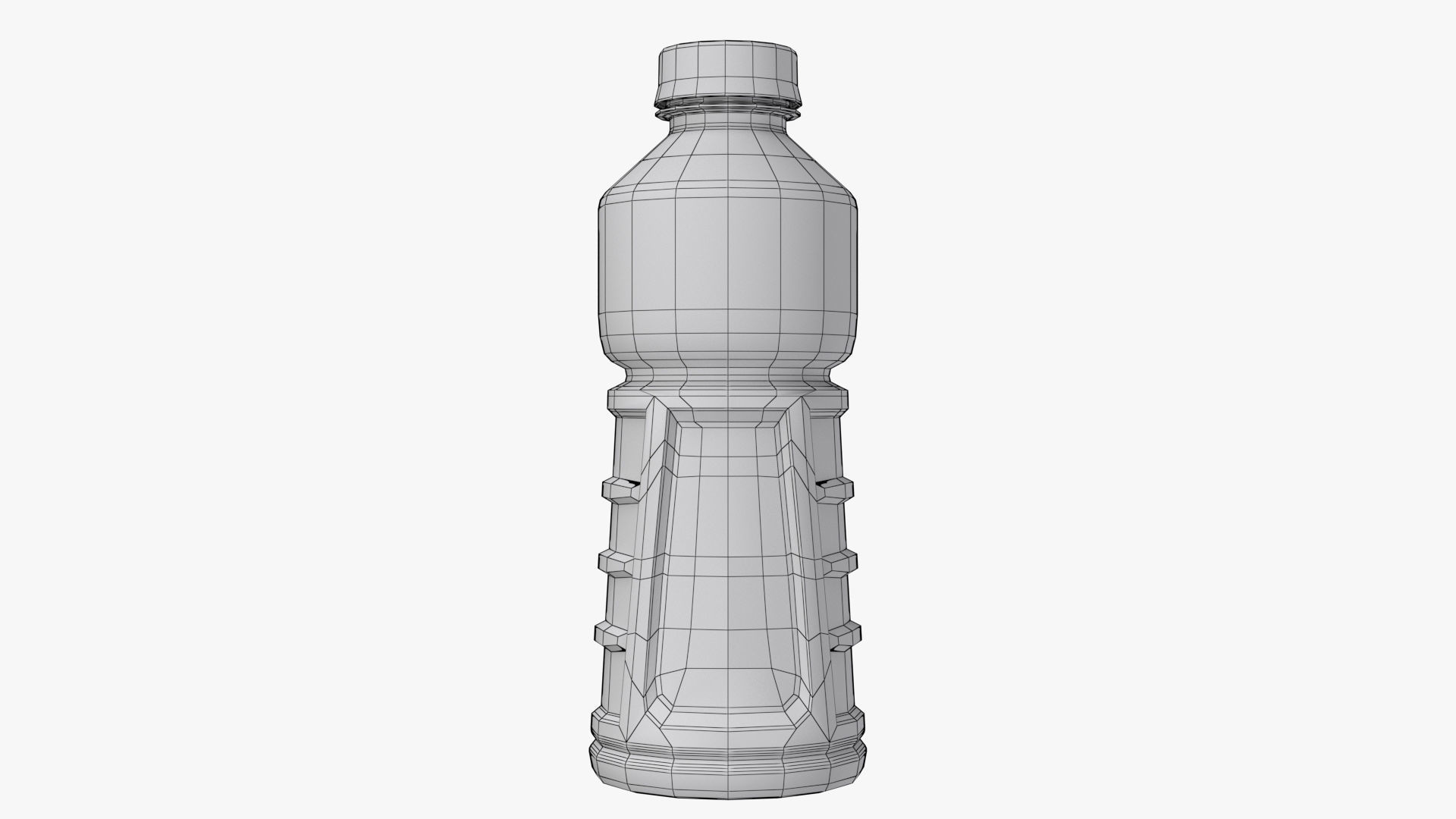 Powerade Bottle Low-poly 3D model_8