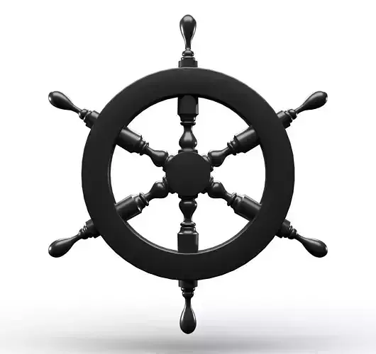 Ships Wheel 3D model