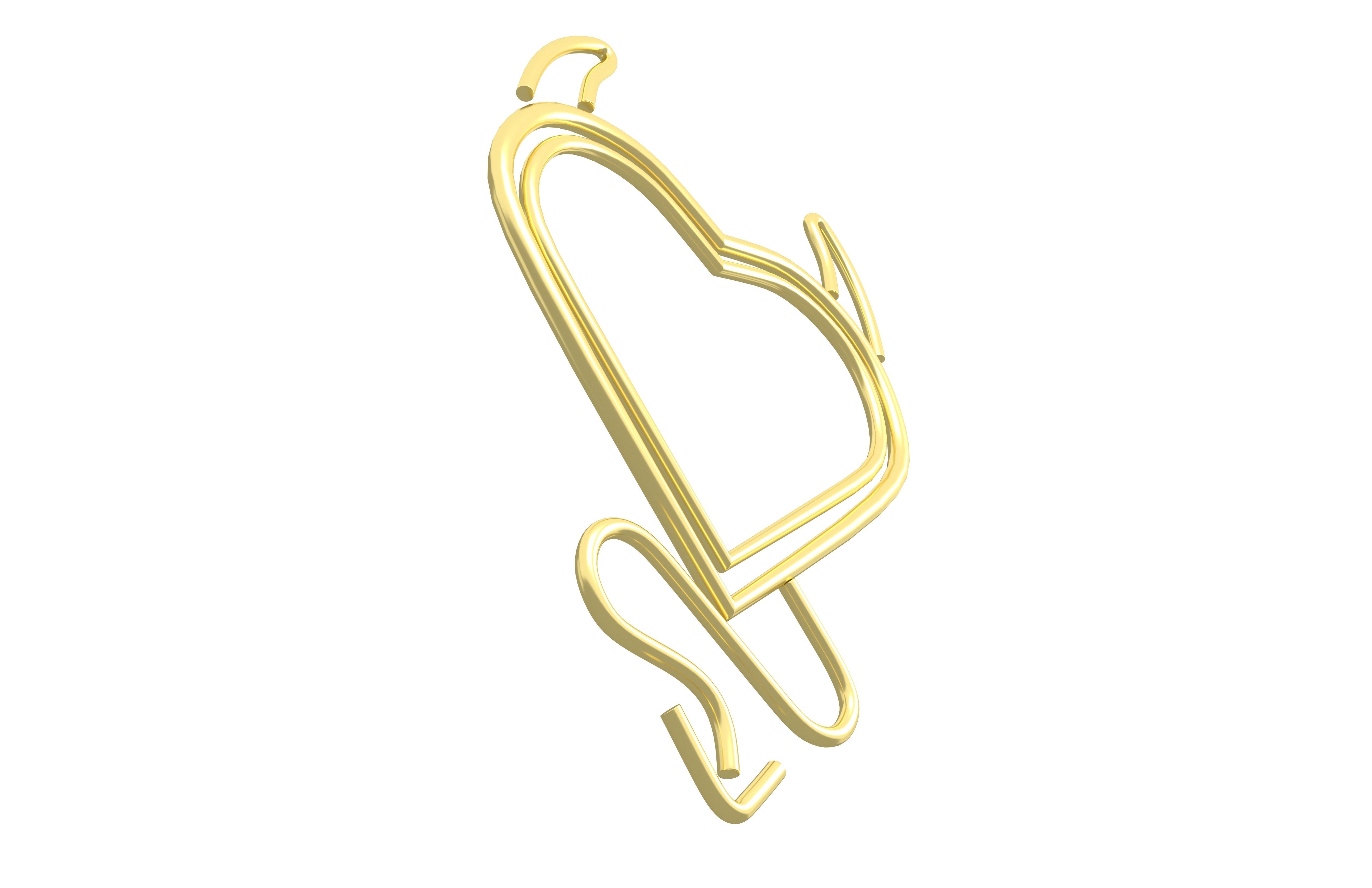 Devil Heart Emblem v1 009 Low-poly 3D model_3