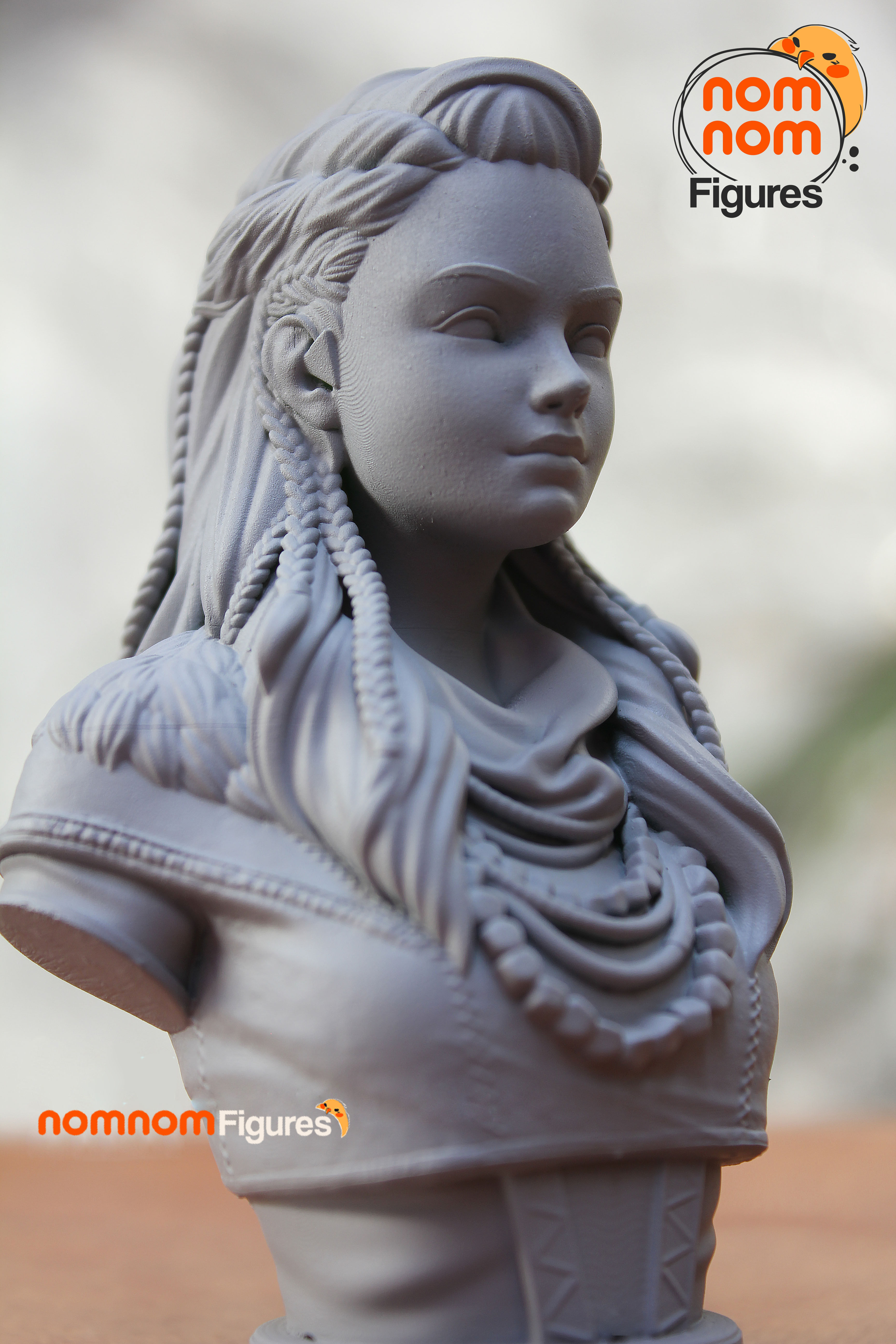 Aloy Bust version - Horizon Zero Dawn 3D print model_5