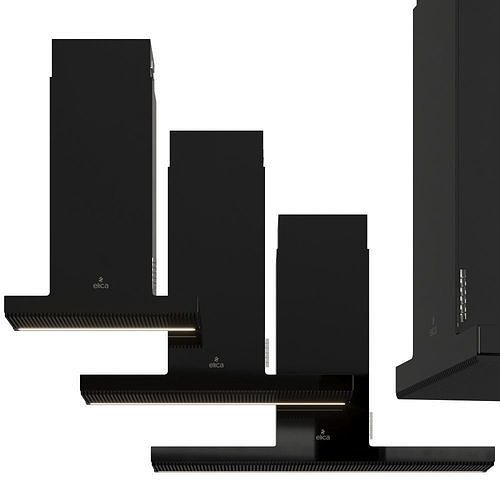 Elica Haiku Wall Mounted Hood Set 3D model