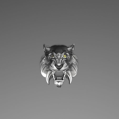 attack of tiger 3D print model
