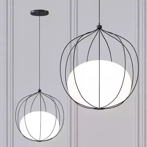 Zero - Hoop ceiling lamp