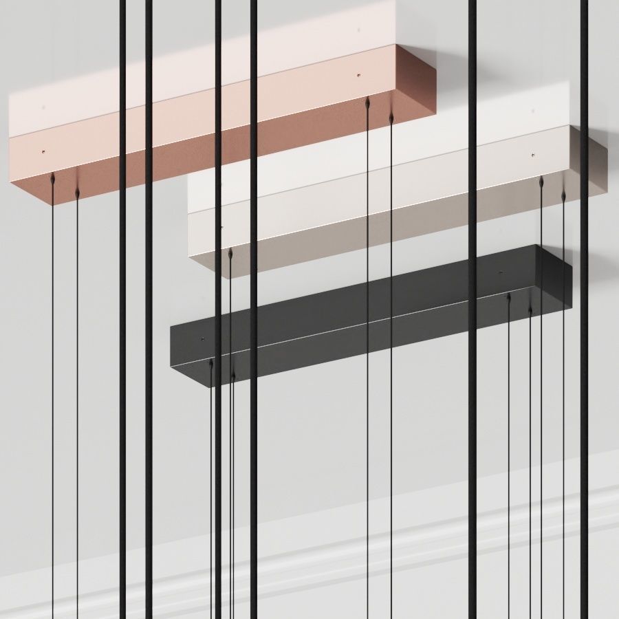 Studio Endo Chime Linear Pendant Lamps 3D model_1