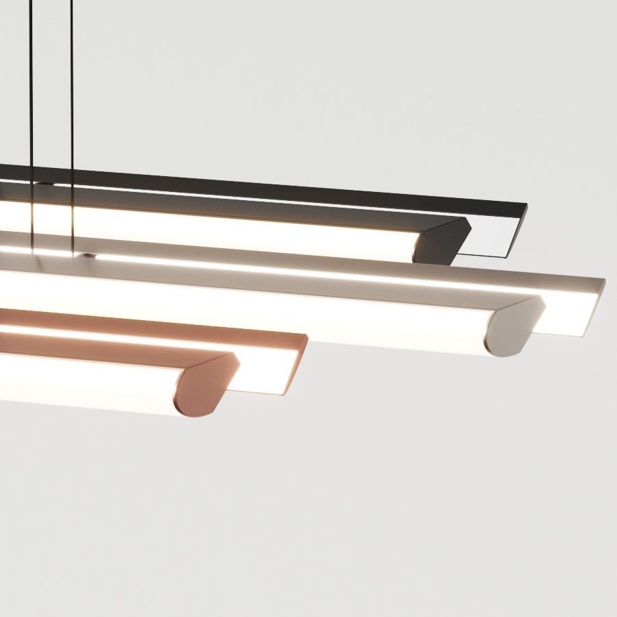 Studio Endo Chime Linear Pendant Lamps 3D model_2