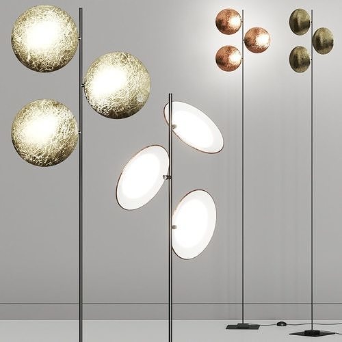 Cattelani Smith Lederam F3 Floor Lamps 3D model