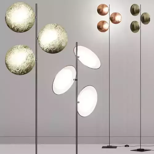Cattelani Smith Lederam F3 Floor Lamps