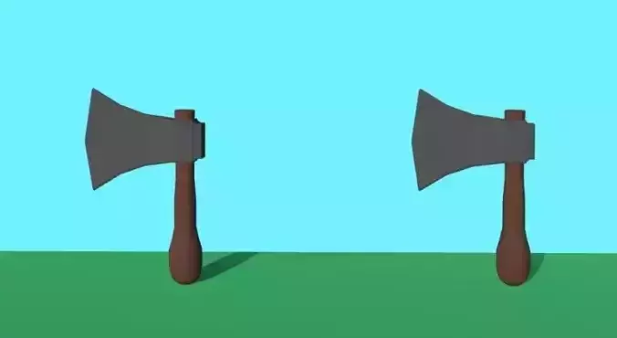 3D LowPoly Survival Set harry potter wand