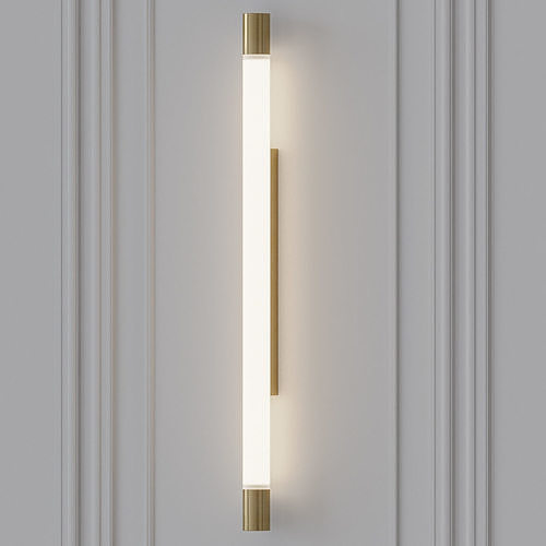 Solo Tube Wall Sconce Gold by Archxx 3D model