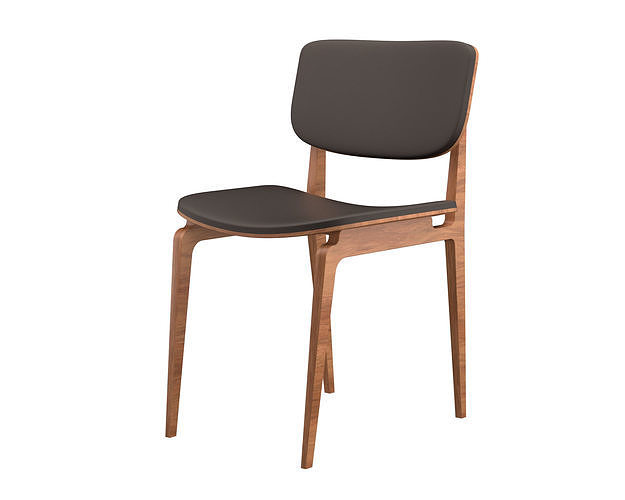 Modern Leather Chair Low-poly 3D model