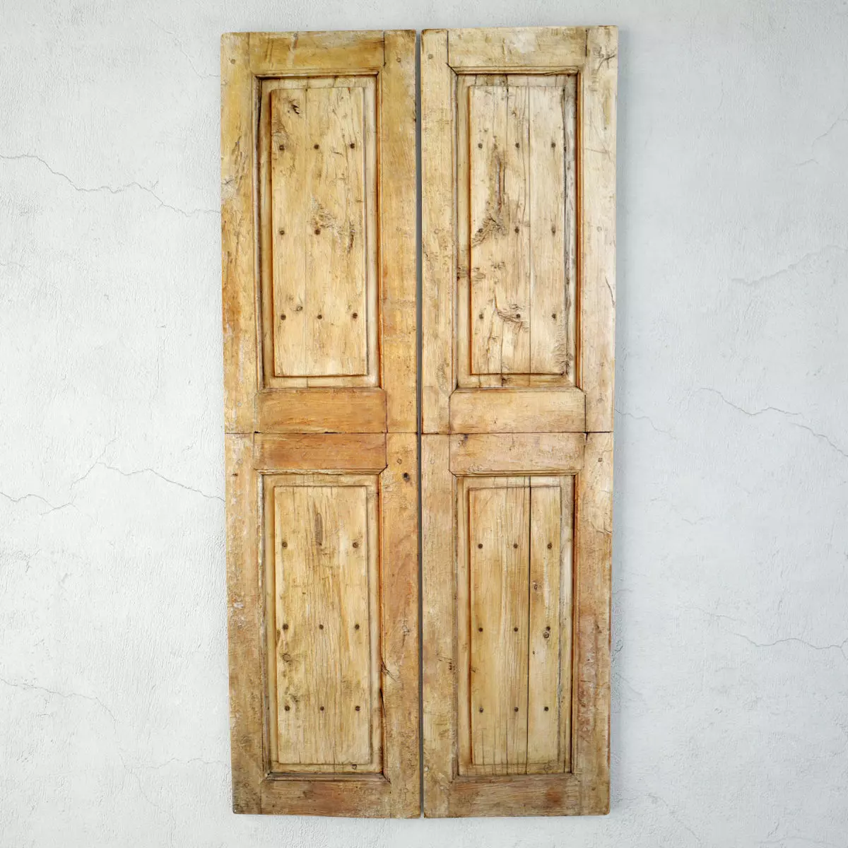 Vintage Teak Farm Doors 3D model