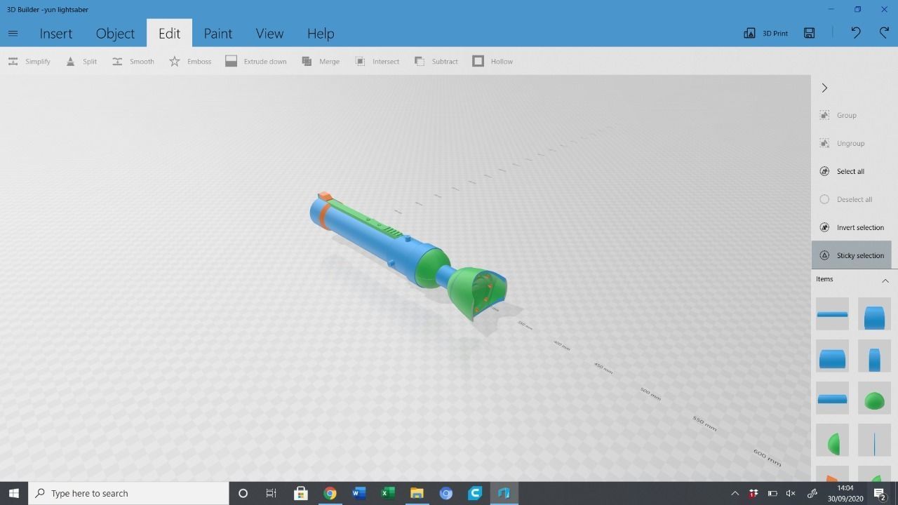 Star Wars Yun Lightsaber hilt 3D print model_4
