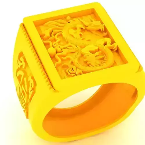 Vintage Dragon Claw Ring