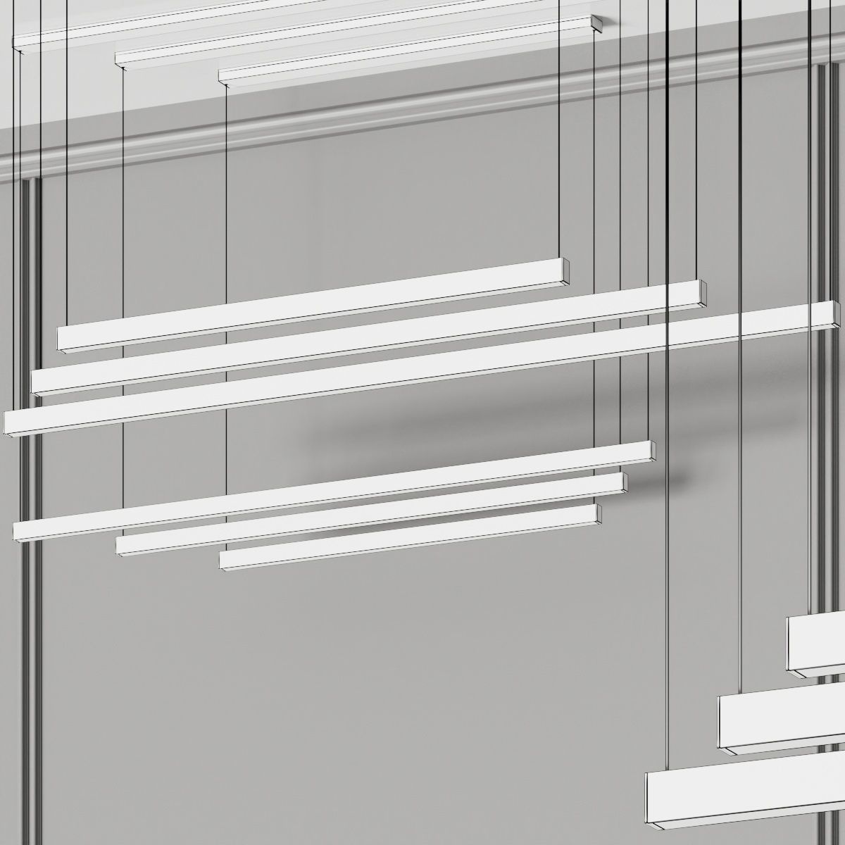 Rexa Design Metrolineare Pendant Lamps 3D model_4