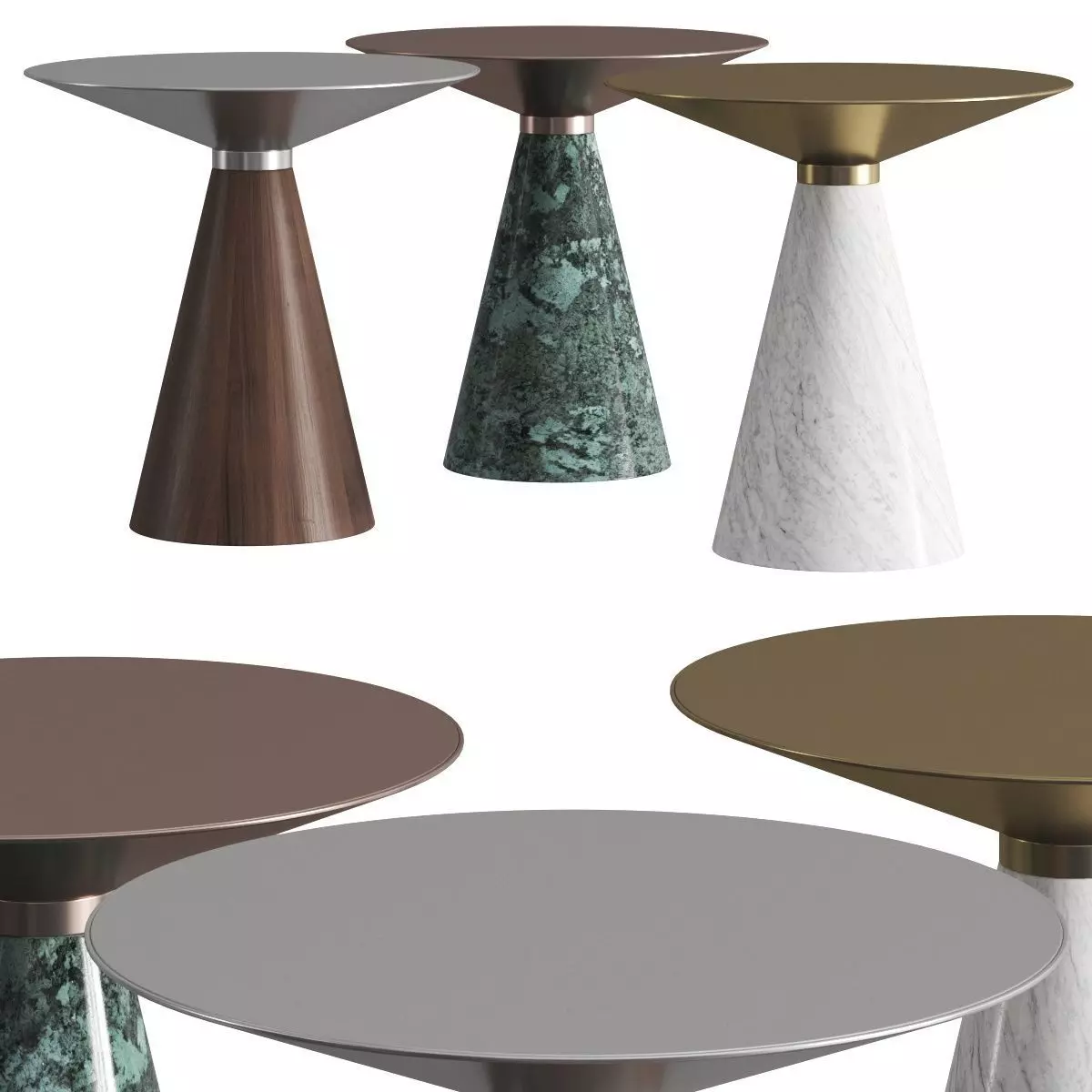Nuevo Iris Side Tables 3D model | CGTrader