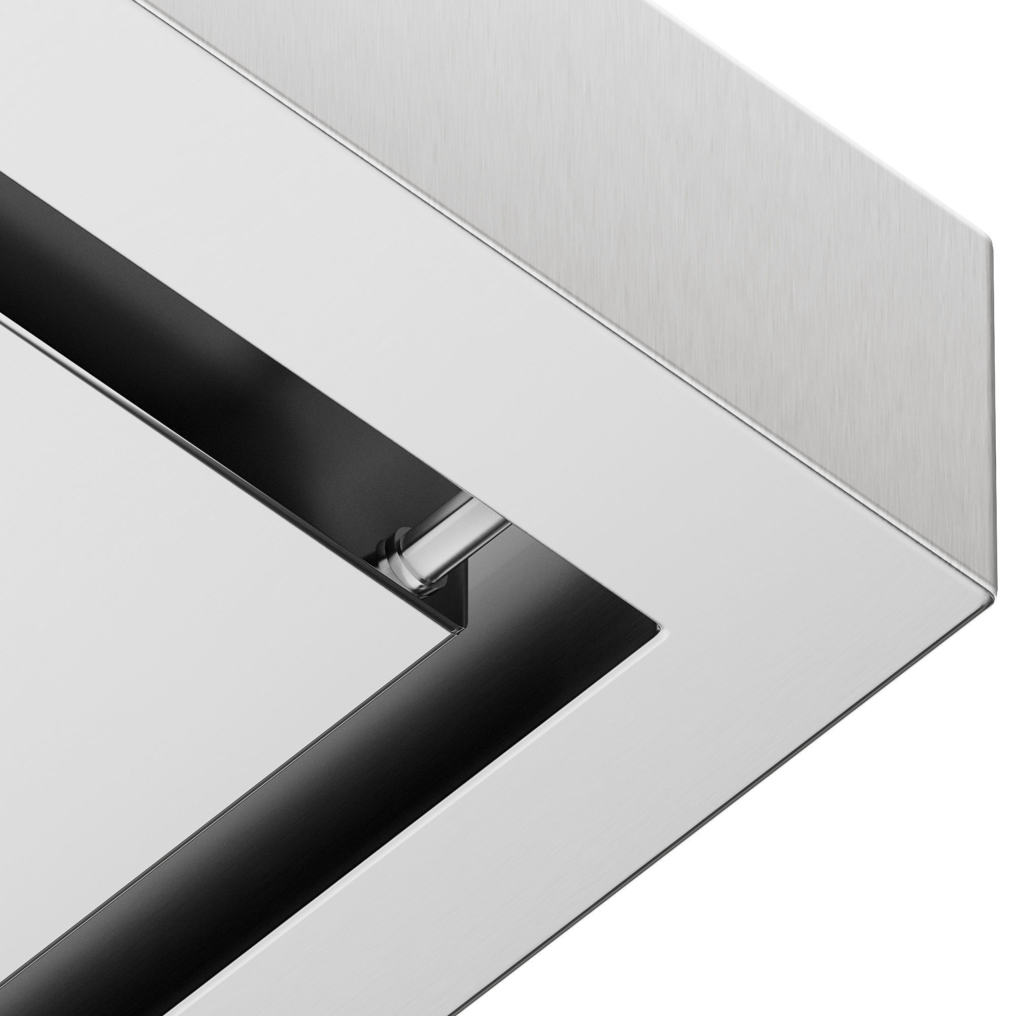 36 Edge Black Wall Range Hood  3D model_9