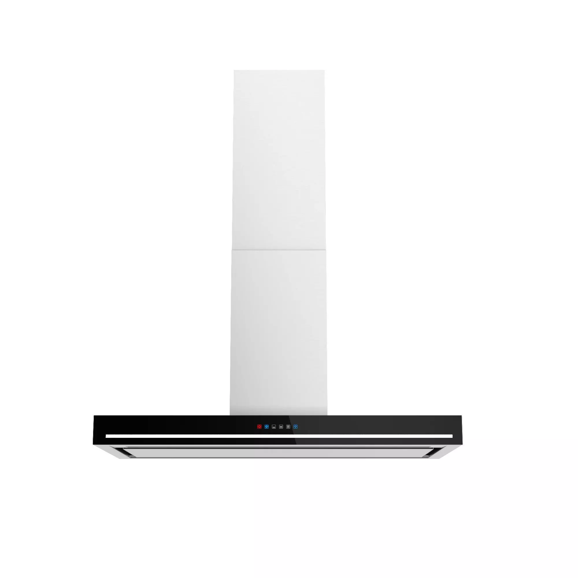 36 Edge Black Wall Range Hood  3D model_0