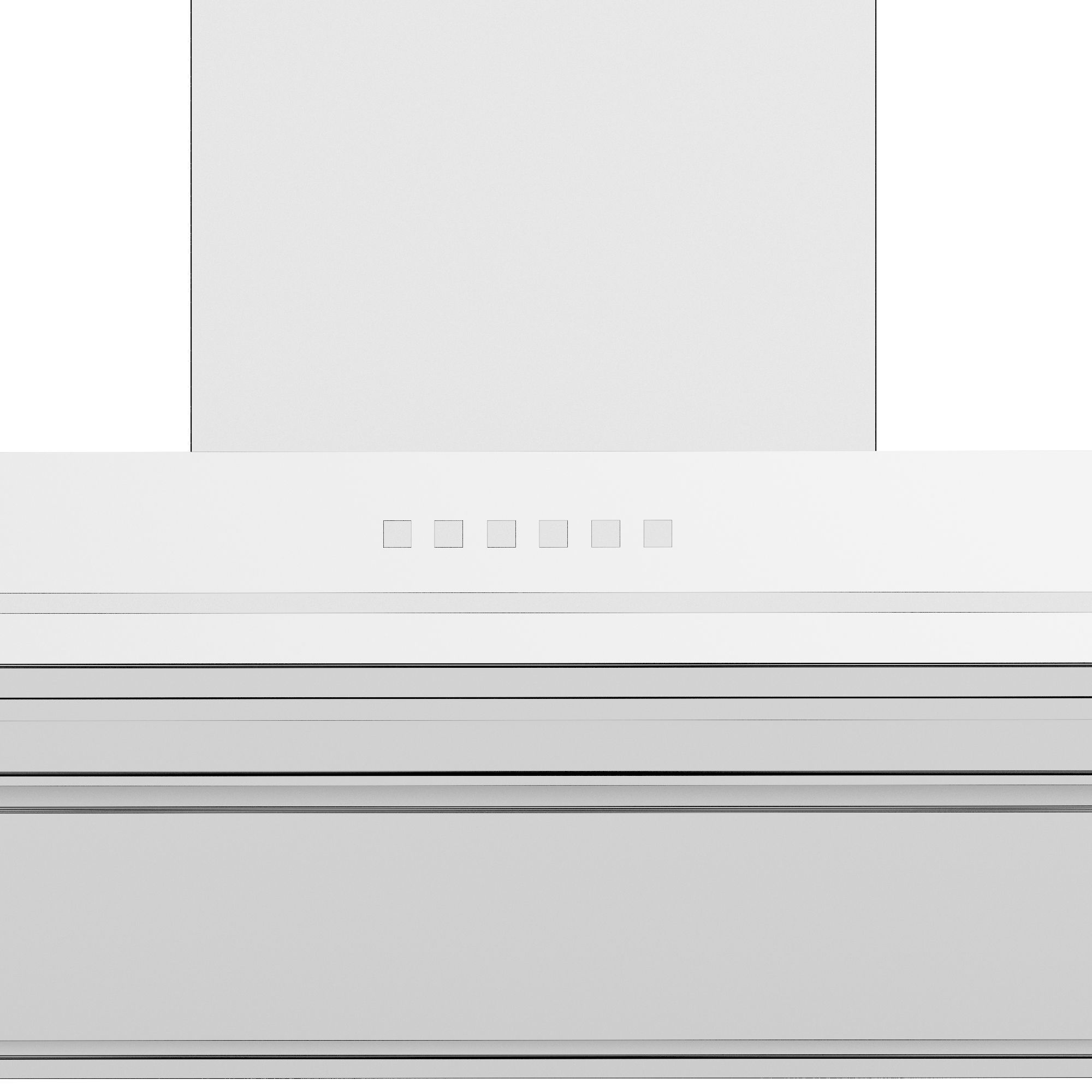 36 Edge Black Wall Range Hood  3D model_19