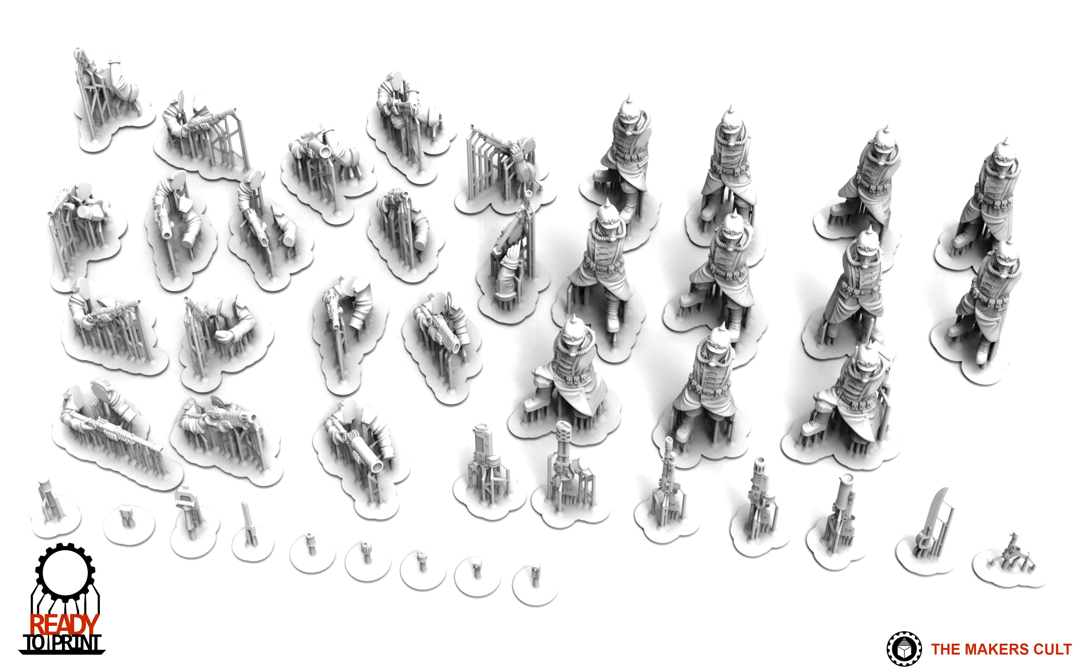 Valour Korps - Infantry Builder 3D print model_5