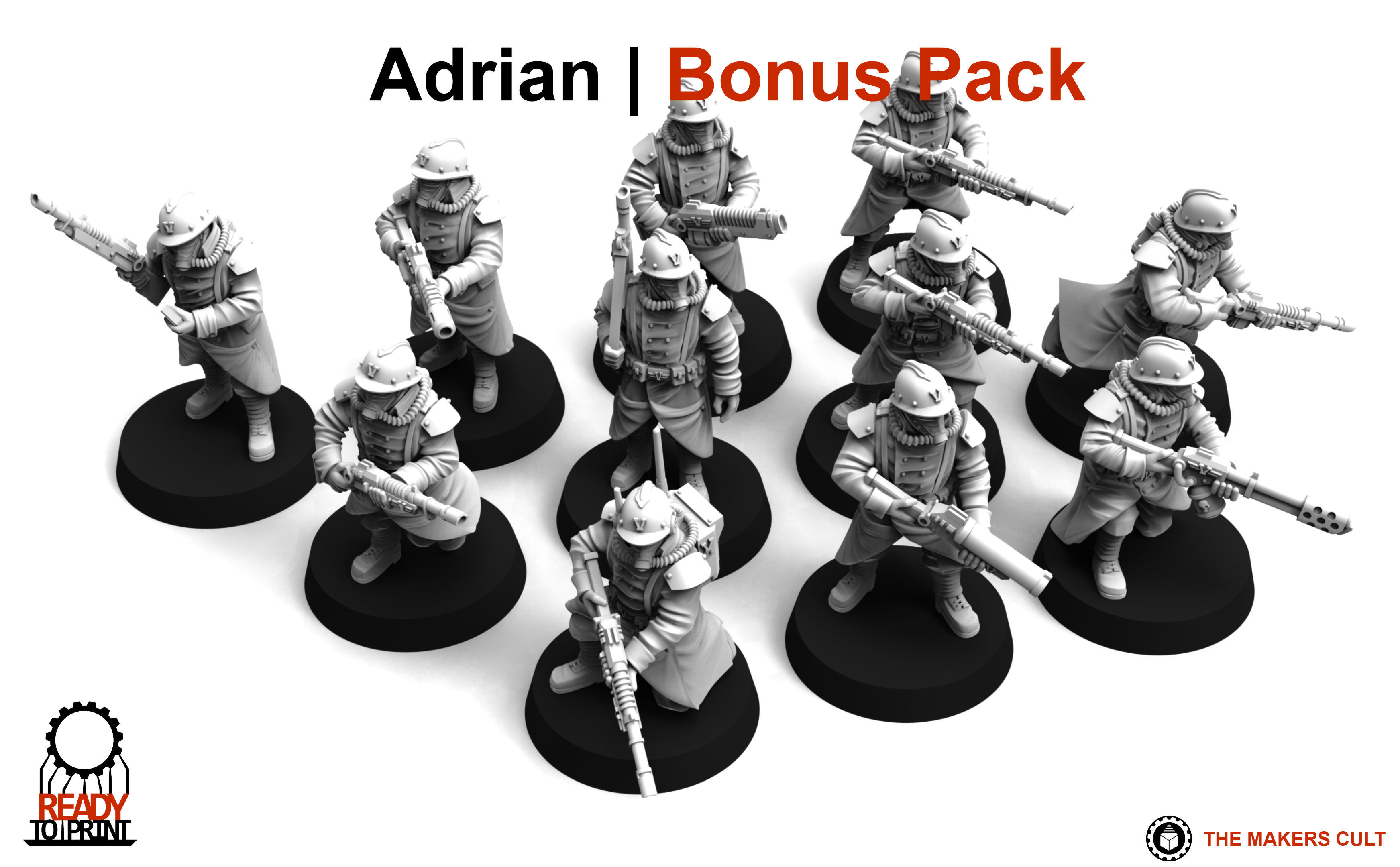 Valour Korps - Infantry Builder 3D print model_2