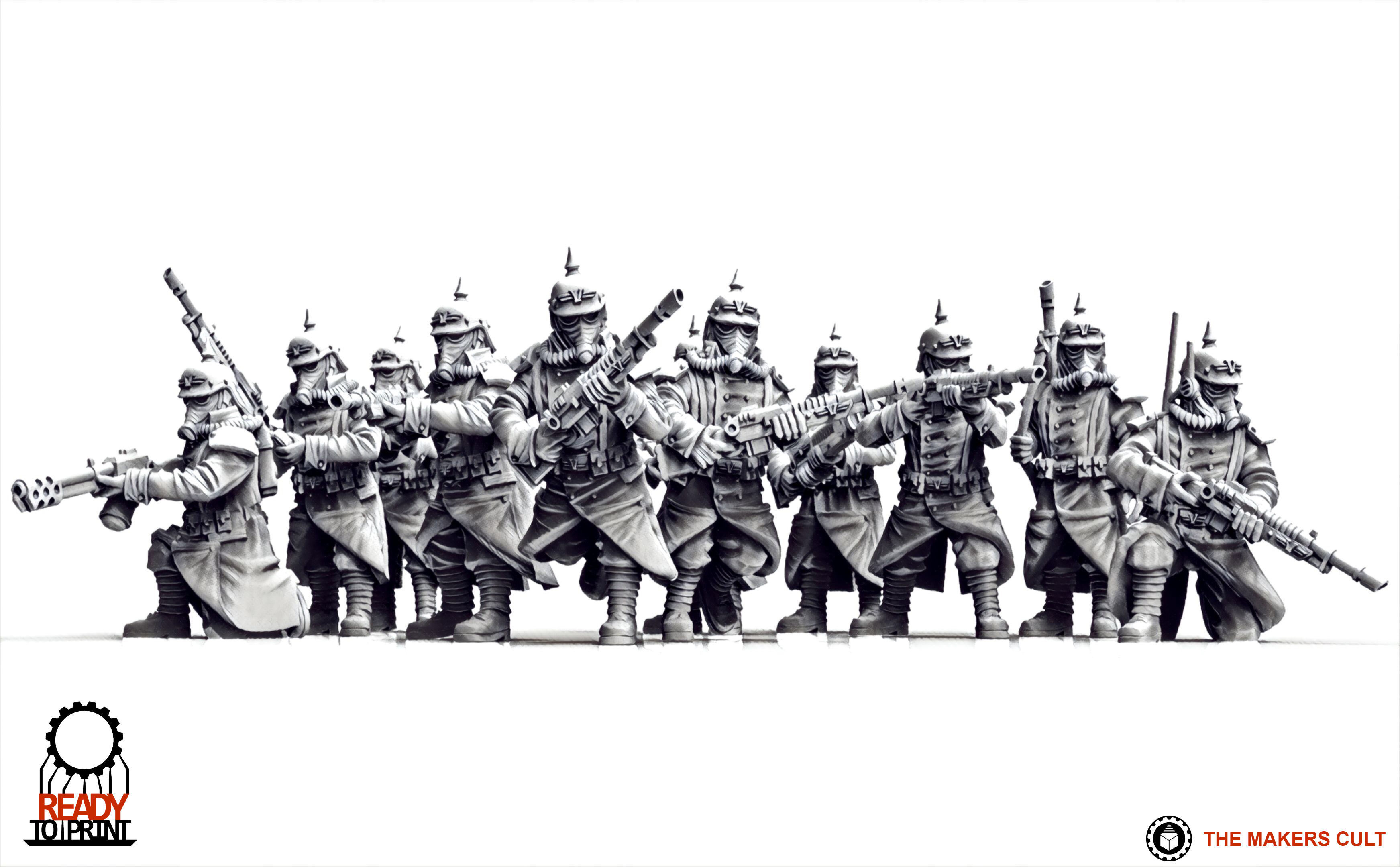 Valour Korps - Infantry Builder 3D print model_0