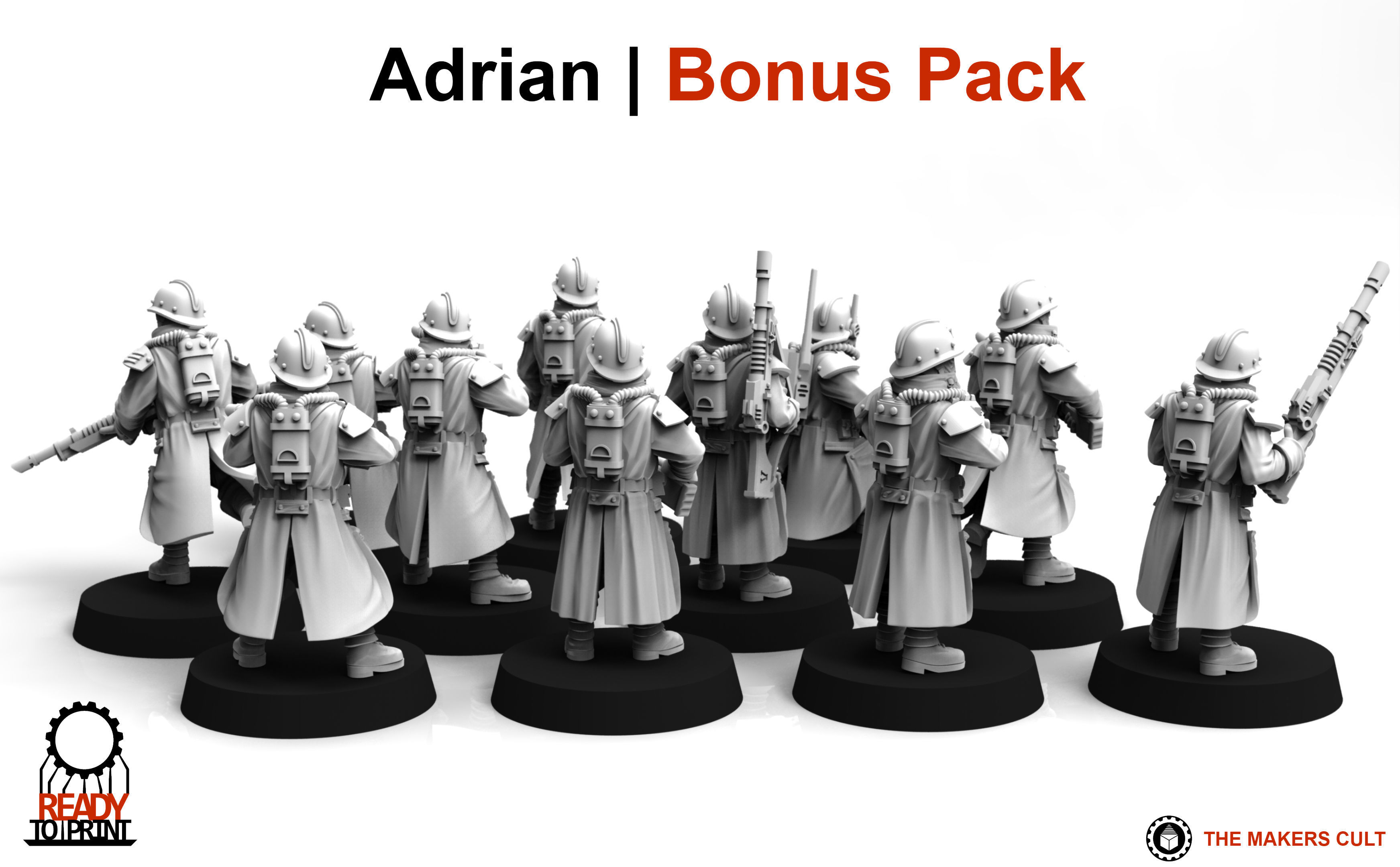 Valour Korps - Infantry Builder 3D print model_3