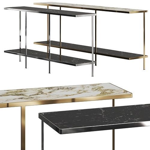 Nube Italia Odilon Console Tables 3D model