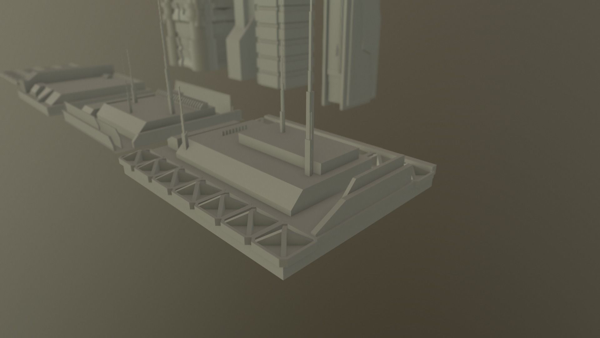 SciFi City Asset 8 Kit 3D model_14