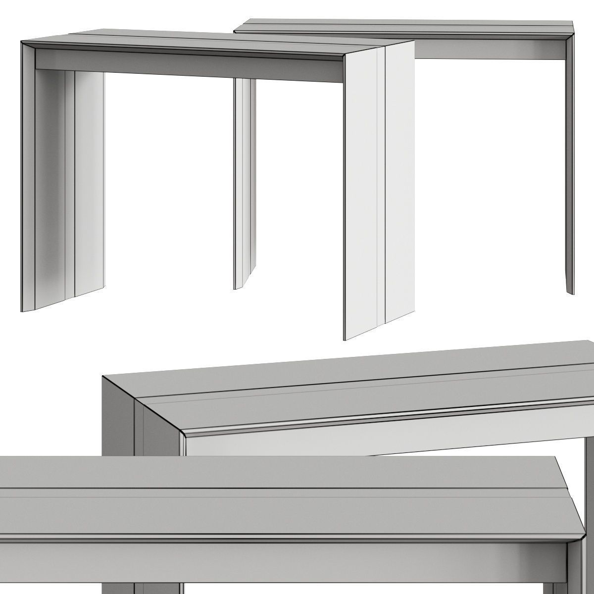 AltaCorte Manhattan Console Tables 3D model_1