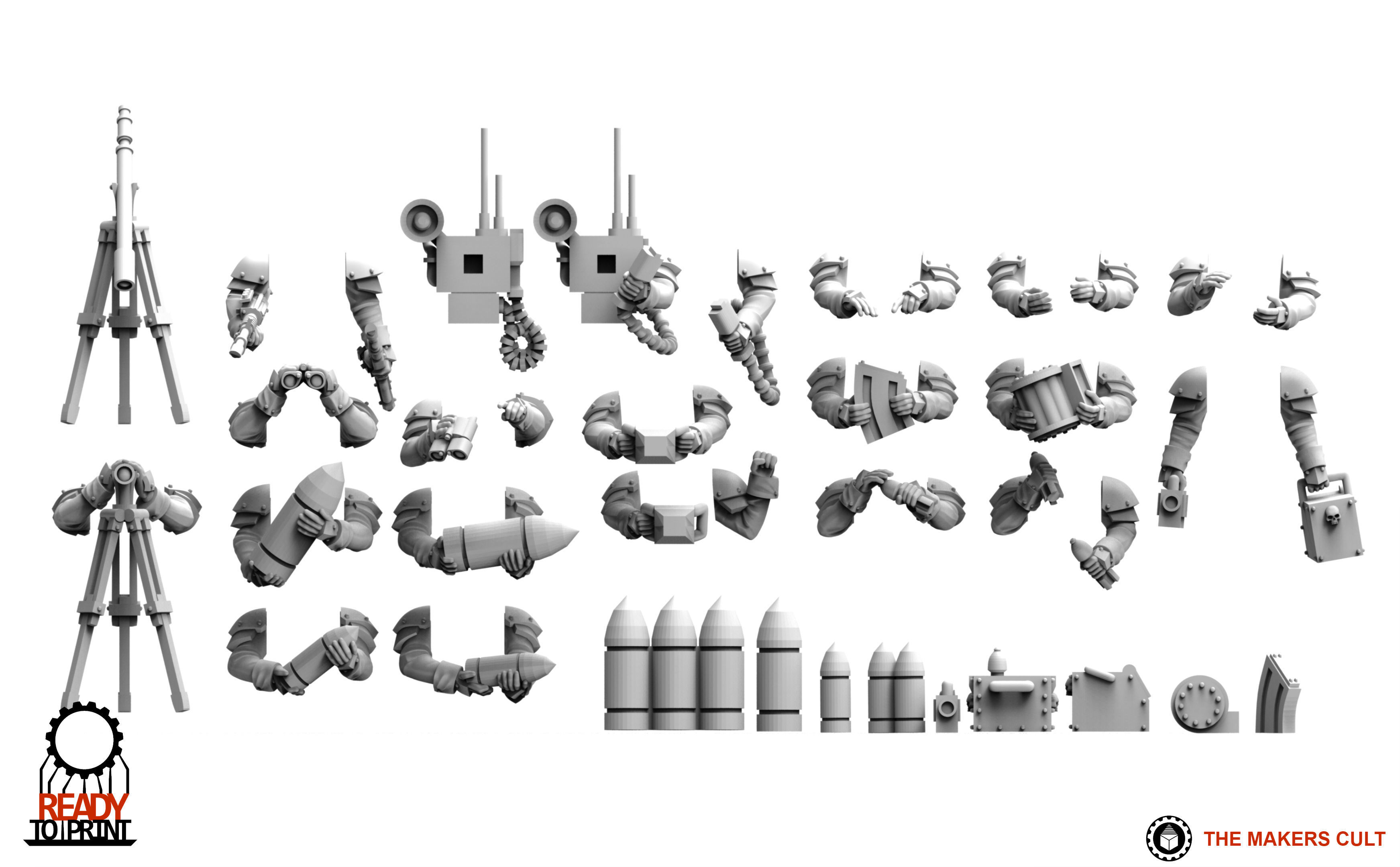 Feudal Guard - Upgrade Pack 3 3D print model_2