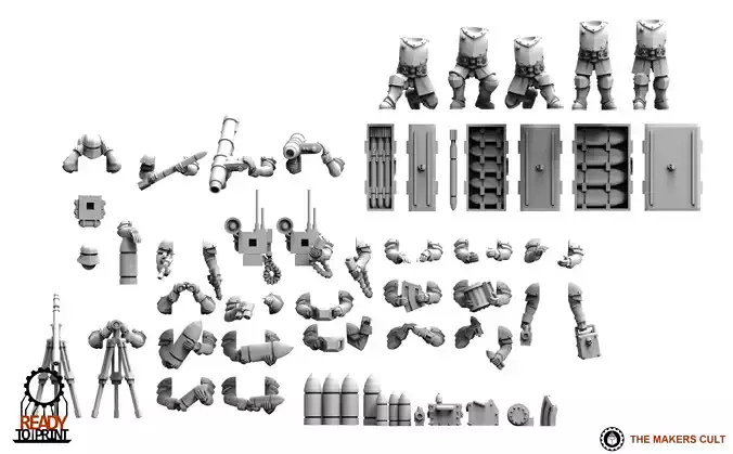 Feudal Guard - Upgrade Pack 3 3D print model