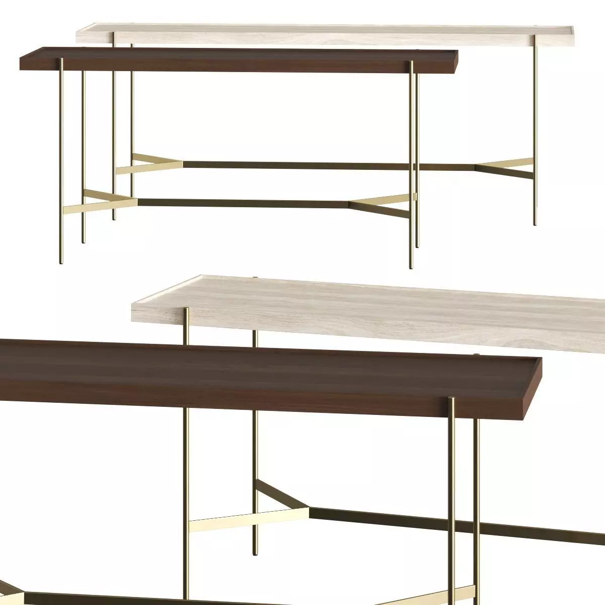 HC28 Lonja Console Tables 3D model_0