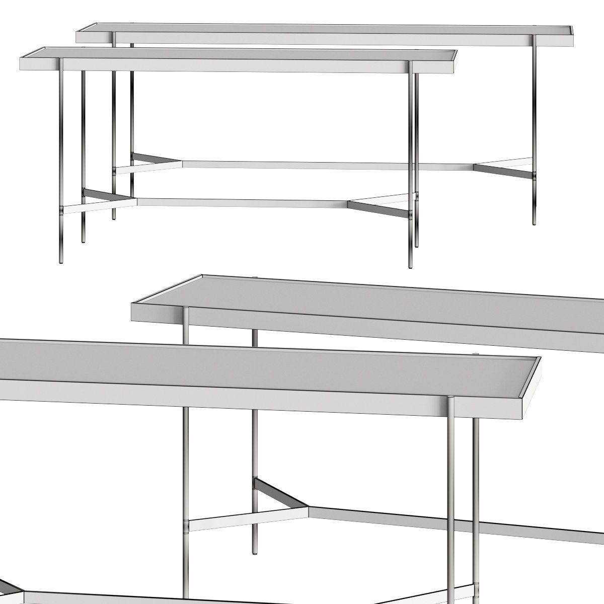 HC28 Lonja Console Tables 3D model_1