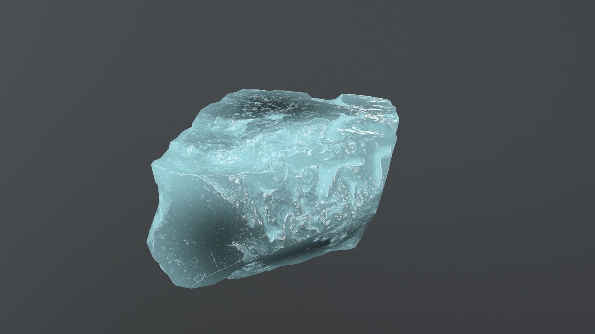 ice rock set  Low-poly 3D model_21