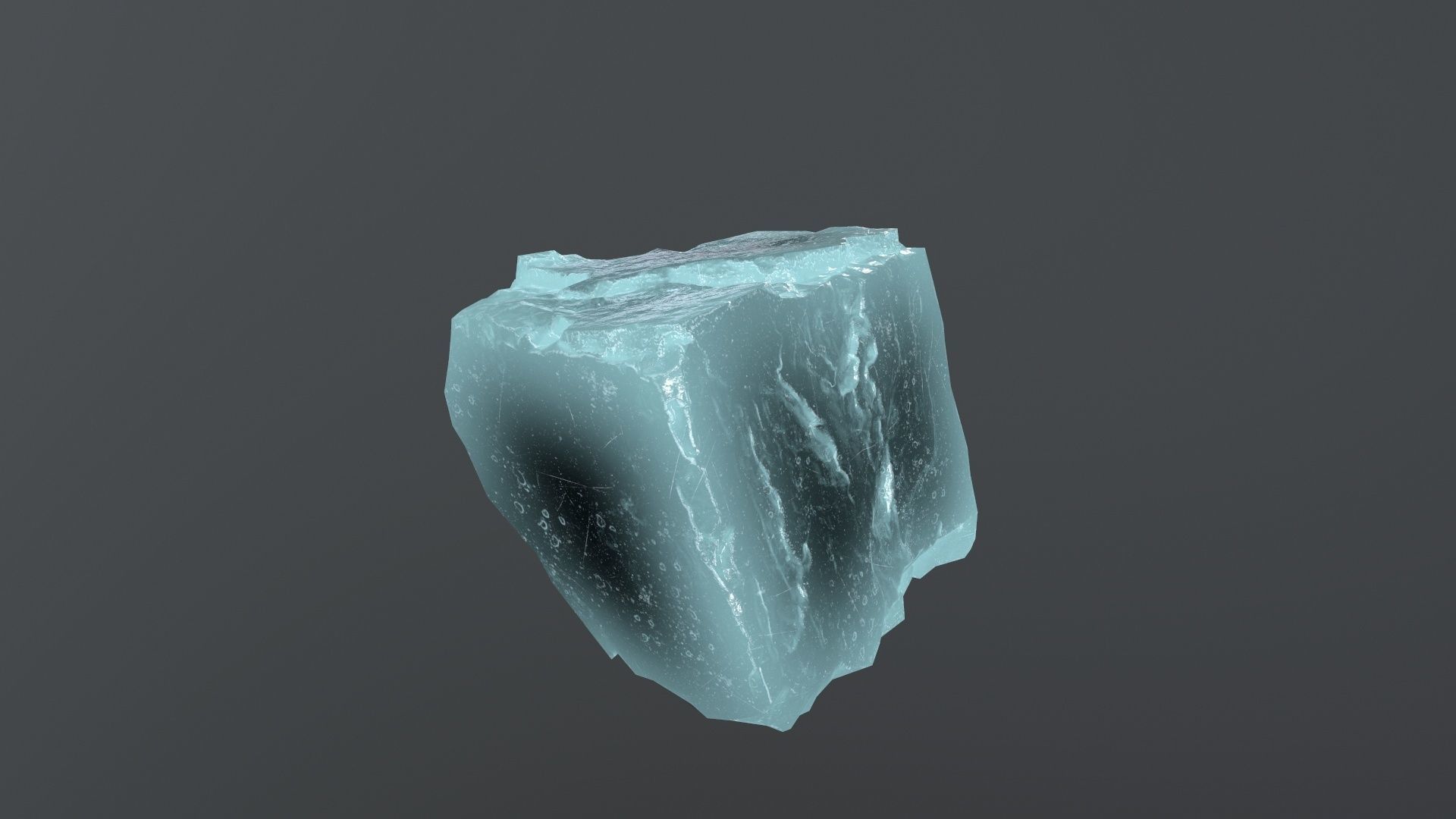 ice rock set  Low-poly 3D model_22