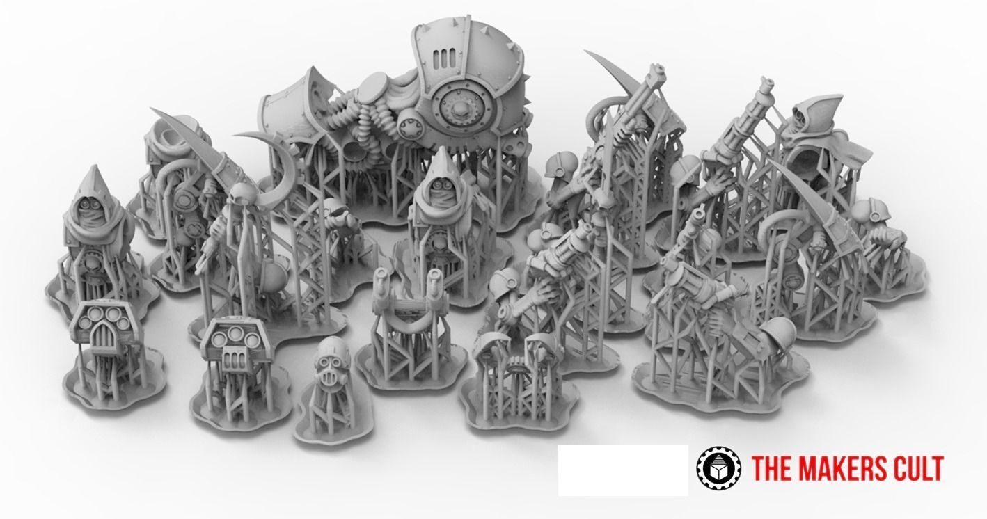 Dark Techno Arachnovectors 3D print model_3