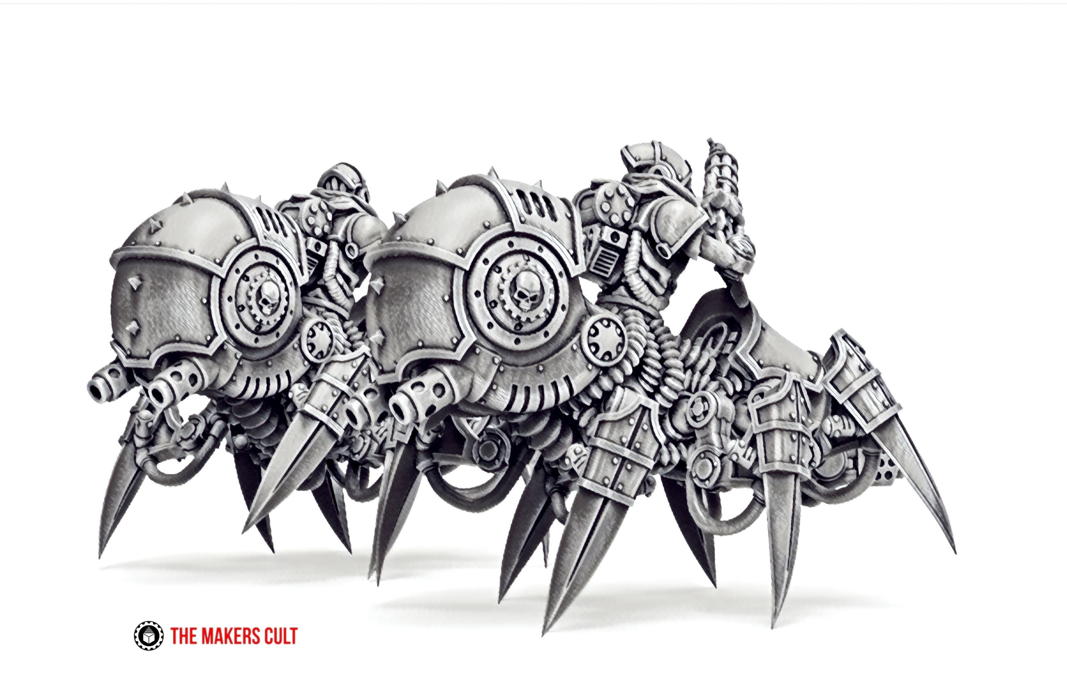 Dark Techno Arachnovectors 3D print model_1
