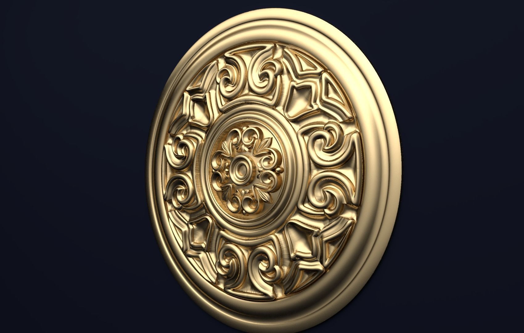 Classic decor ornament v-3D model16 3D model_2