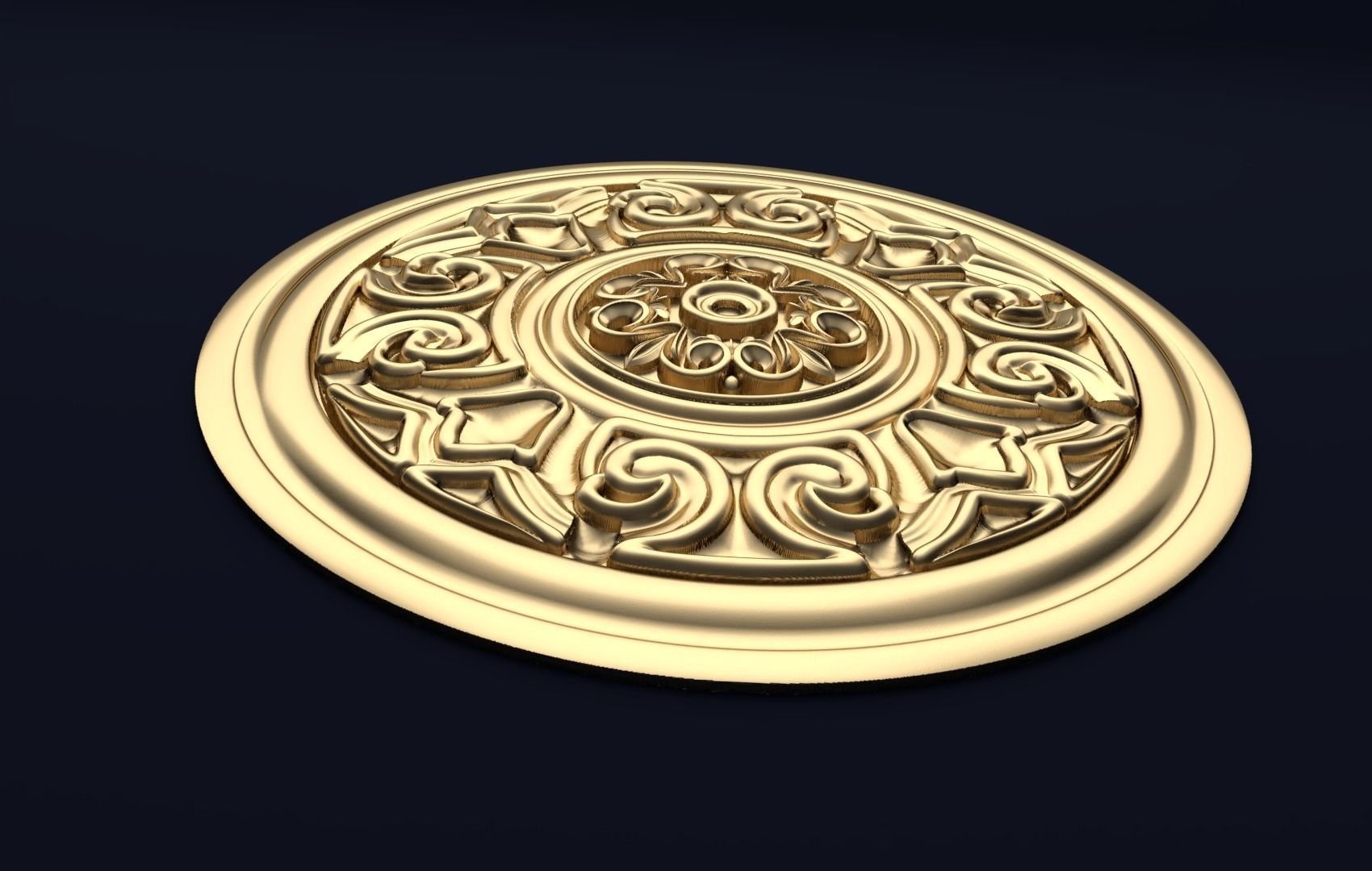 Classic decor ornament v-3D model16 3D model_1