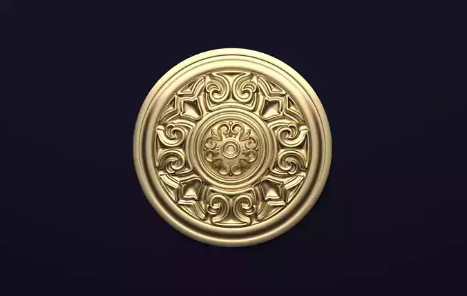 Classic decor ornament v-3D model16 3D model
