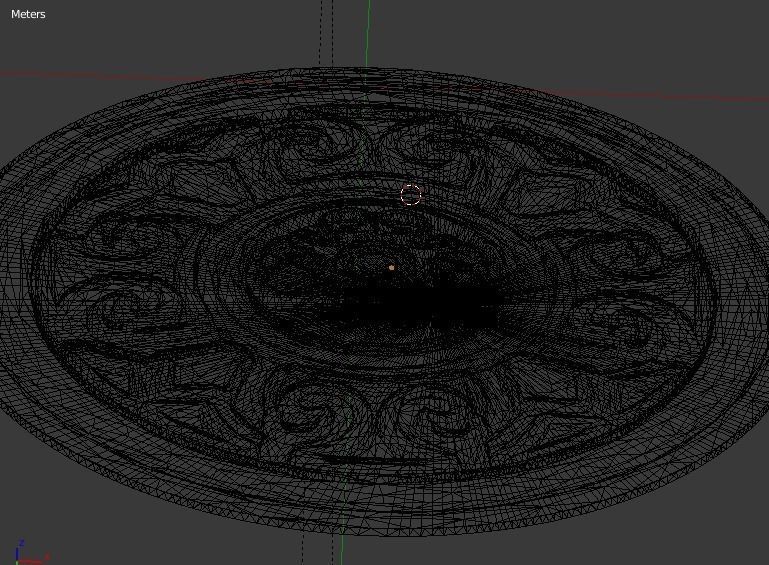 Classic decor ornament v-3D model16 3D model_3