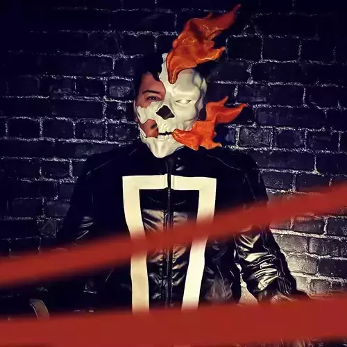 Marvel Ghost Rider Cosplay Mask Halloween Costume